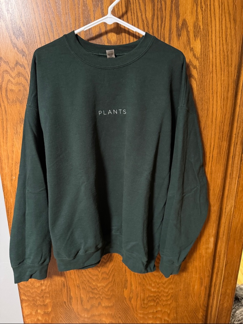 PLANTS Forest Green Crewneck Sweatshirt - Unbranded